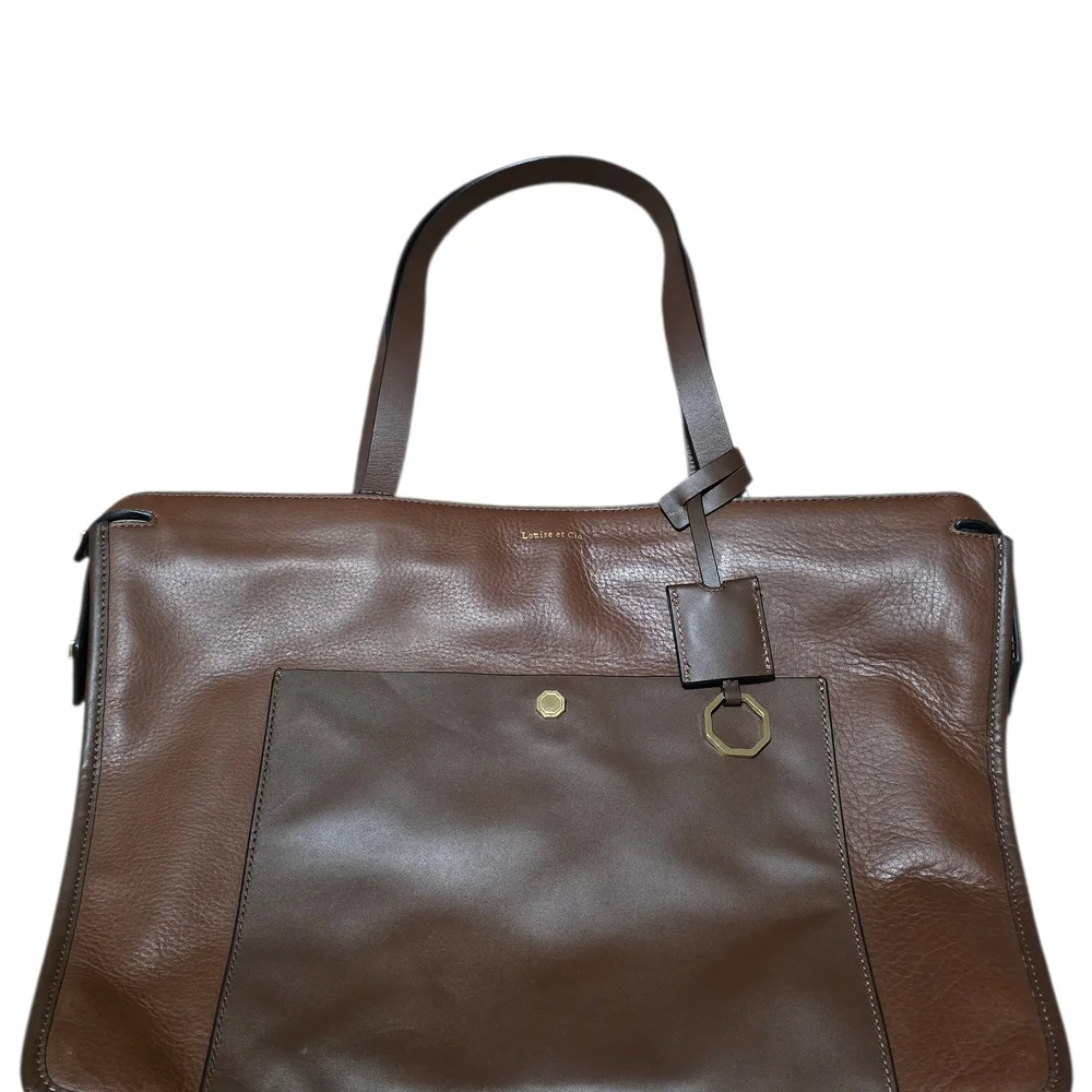 Louise et Cie Brown Leather Shoulder Bag